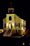 Nighttime at the First Presbyterian Church of St. Marys