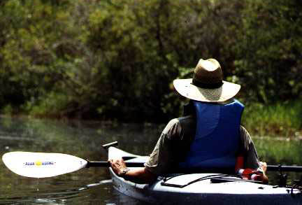 Okefenokee: James Kayaking in Suwanee Canal